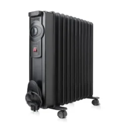 Black & Decker - Radiatore Elettrico ad Olio BXRA2000E da 2000 W, 240 V, 2 modalità di riscaldamento - Nero