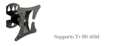 Blunord BS 4104 - Staffa per Tv da 19" a 26", Vesa 100x100, Senza snodo