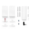 Bose Soundbar Staffa da Parete in Acciaio, Bianco - Progettata per Soundbar 300/500/700