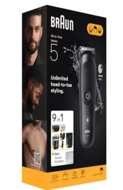 Braun AIO5540 tagliacapelli Nero 14 Ioni di Litio