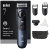 Braun BeardTrimmer 7 BT7520 lama Ultra Sharp ProBlade, lunghezza taglio 2cm - Nero e Blu
