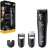 Braun BeardTrimmer 9 BT5520 regolabarba Batteria 40 2 cm Bagnato e secco Nero