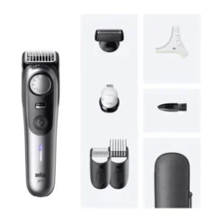 Braun BeardTrimmer 9 BT9520 regolabarba Batteria 52 2cm Nero e Grigio