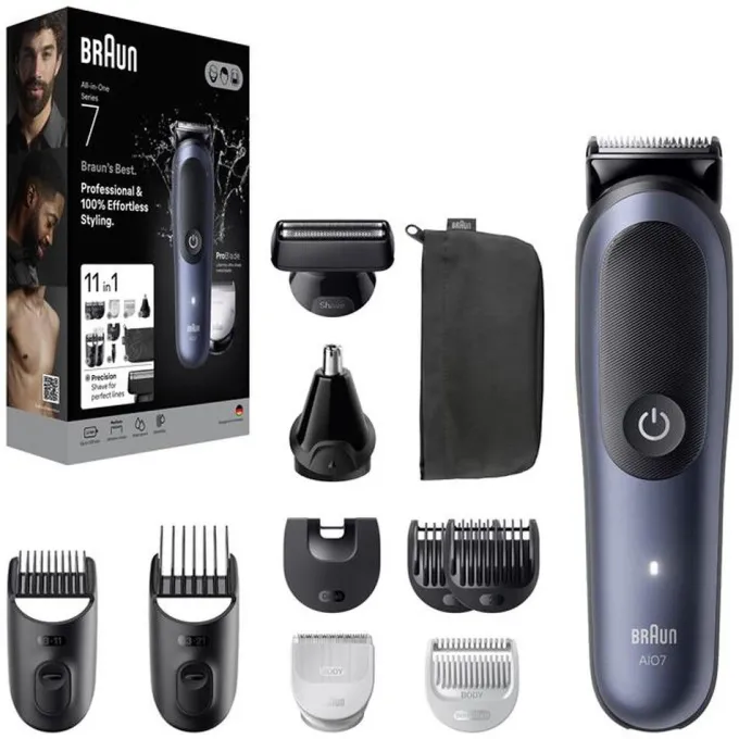 BRAUN - Rasoio AIO 7540-BLU