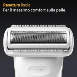 BRAUN - Rasoio BG 5550 dry, autonomia 100 minuti, tecnologia SkinGuard - Bianco