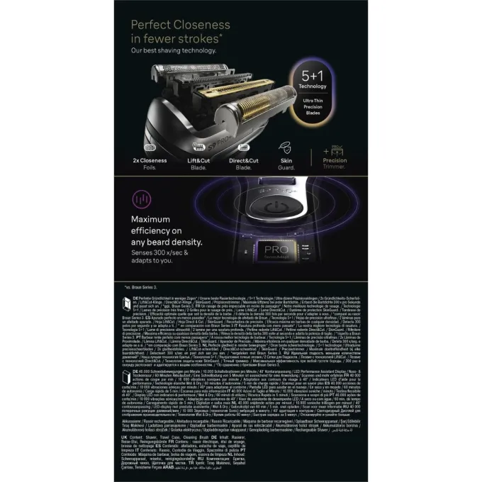 Braun Rasoio SHAVER 9600S