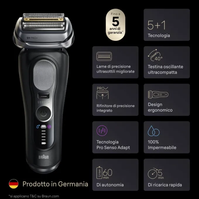 Braun Rasoio SHAVER 9600S