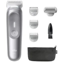Braun Series 7 BG7550 rasoio elettrico regolabarba, SmartLight - grigio