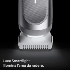 Braun Series 7 BG7550 rasoio elettrico regolabarba, SmartLight - grigio