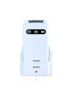 Brondi Amico Favoloso Bianco Metal Telefono Cellulare Senior