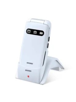 Brondi Amico Favoloso Bianco Metal Telefono Cellulare Senior