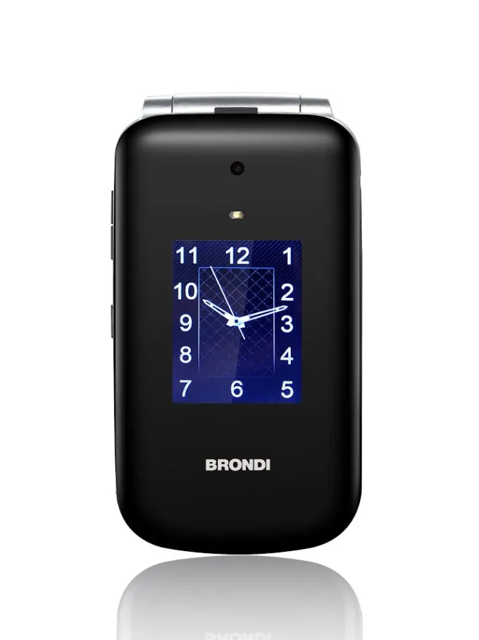 Brondi Amico Supervoice 2.8" Nero Telefono per anziani