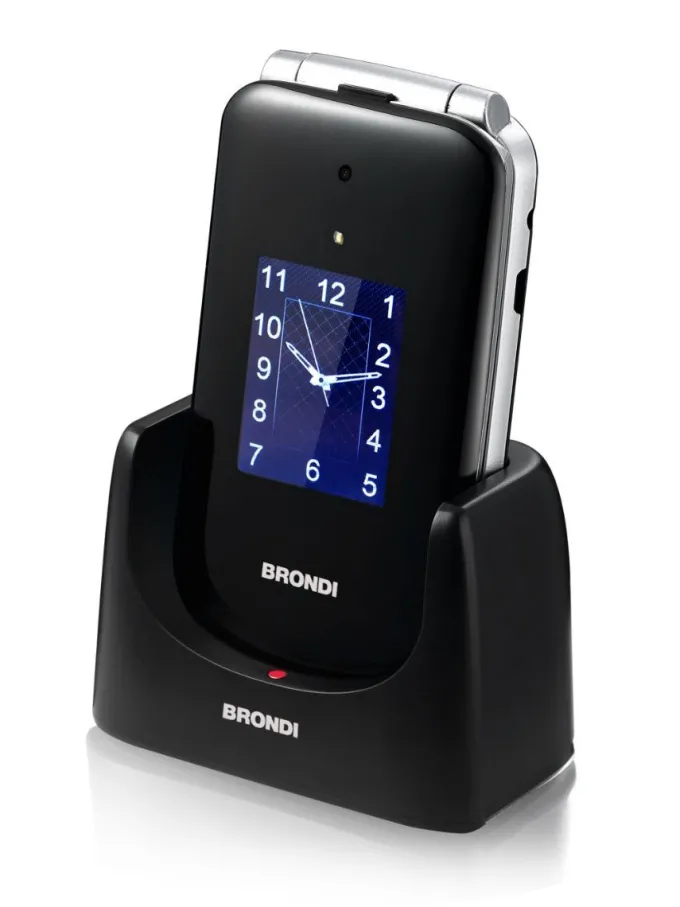 Brondi Amico Supervoice 2.8" Nero Telefono per anziani