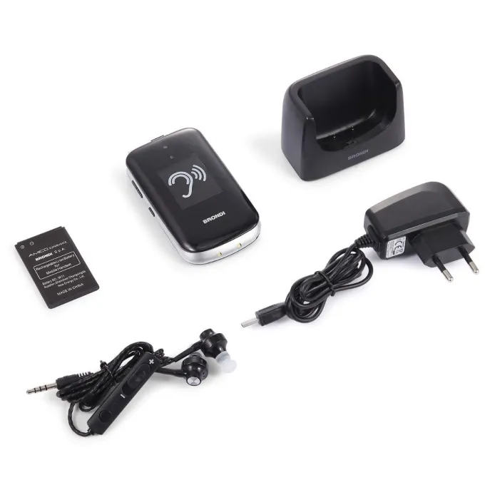 Brondi Amico Supervoice 2.8" Nero Telefono per anziani