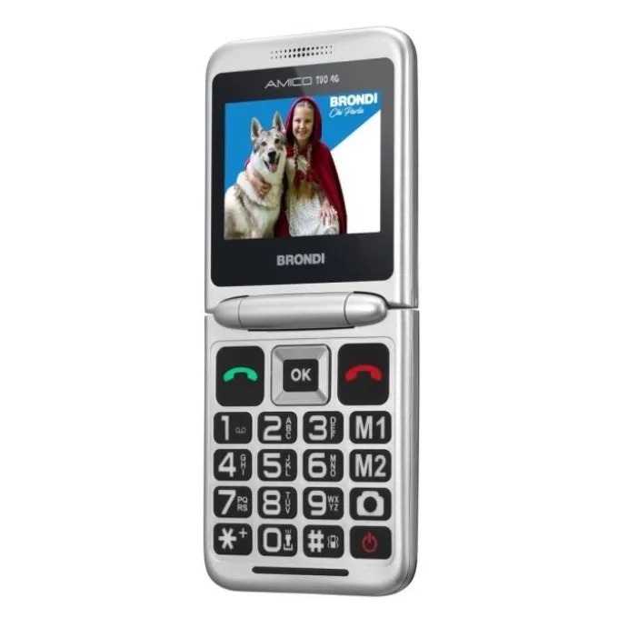 Brondi Cellulare Amico Tuo 4g-black Metal