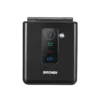 BRONDI - Cellulare FLIPPER - BLACK METAL - Display LCD 2,4" - Bluetooth 2.1 - Con fotocamera digitale integrata