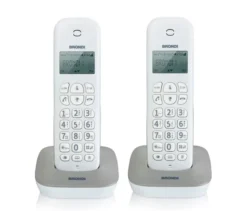 Brondi Gala Twin Telefono DECT Identificatore di chiamata Bianco