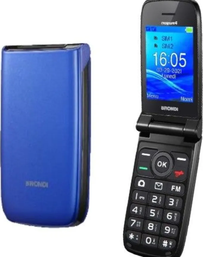 Brondi Magnum 4 7,11 cm (2.8") Blu Telefono cellulare basico