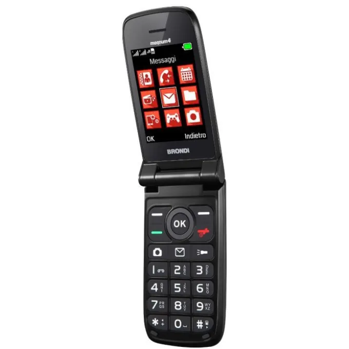Brondi Magnum 4 7,11 cm (2.8") Nero Telefono cellulare basico
