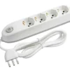 bticino Poker prolunghe e multiple 1,5 m 4 presa(e) AC Interno - Bianco