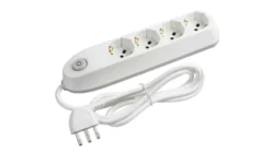 bticino Poker prolunghe e multiple 1,5 m 4 presa(e) AC Interno - Bianco