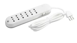 bticino Slim6 prolunghe e multiple 1,5 m 6 presa(e) AC Interno - Bianco
