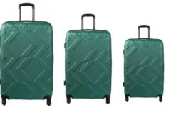 Capri Vice Set 3 pz di valigie trolley colore Verde Green - Misura Grande/Media/Piccola