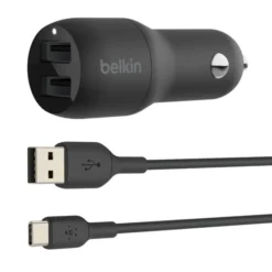 Caricabatteria Auto BELKIN 24W Doppia Porta USB-A
