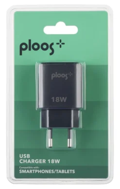Caricabatterie CELLULARLINE 18W con USB-A e protezioni integrate