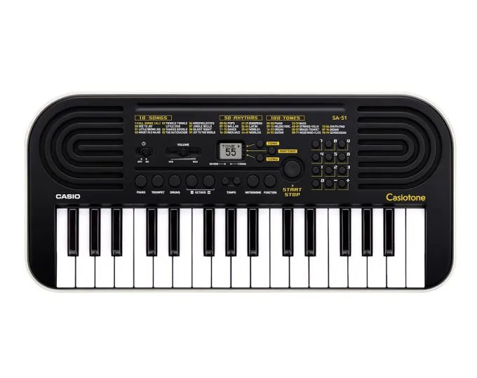 Casio SA-51 tastiera digitale 32 chiavi Nero