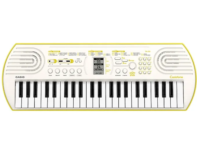 CASIO SA - 80 Tastiera musicale per bambini bianco
