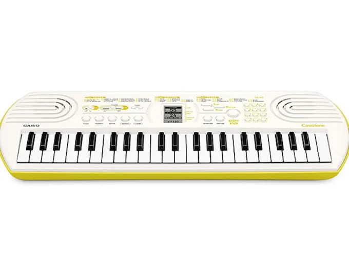 CASIO SA - 80 Tastiera musicale per bambini bianco