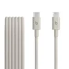Cavo USB-C a USB-C Beats 1,5 m bianco ricarica rapida tessuto intrecciato