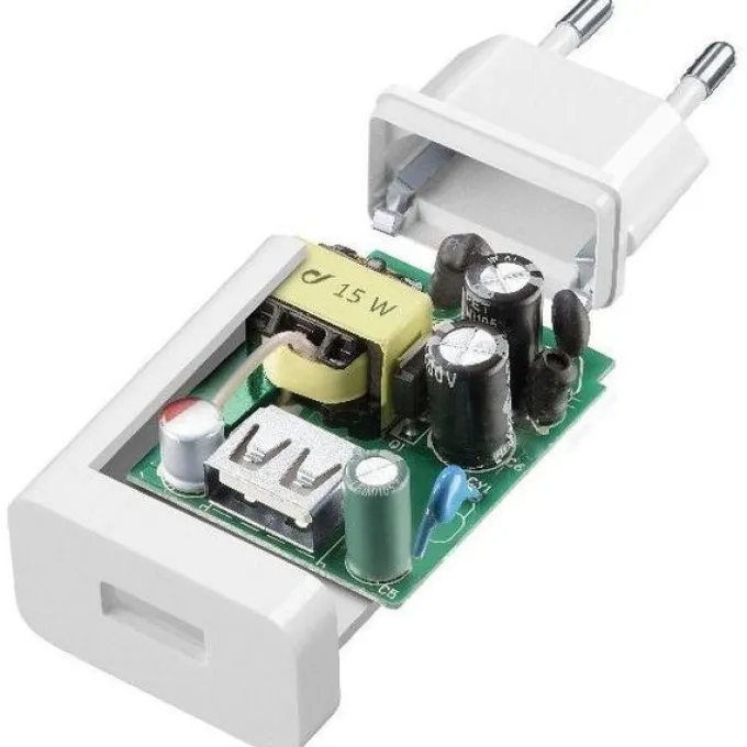Cellularline Adaptive Fast Charger Kit 15W Bianco