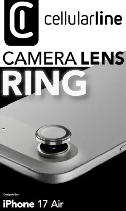 CELLULARLINE 8018080501920 CAMERA LENS RING Protezione Lente iPhone Trasparente
