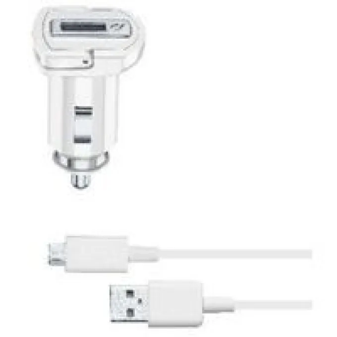 Cellularline CBRSMKIT10WMUSBW Auto Bianco caricabatterie per cellulari e PDA