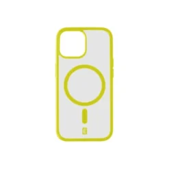 Cellularline - Custodia iPhone 15 Pro Lime Pop Mag