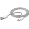 Cellularline Data Cable #Stylecolor - Lightning Cavo per la ricarica e sincronizzazione dei dati colorato Bianco