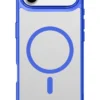 Cellularline ICONIC MAG Custodia MagSafe Trasparente con Bordi Colorati per iPhone