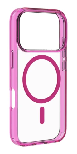 Cellularline ICONIC MAG Custodia MagSafe Trasparente e Colorata per Smartphone
