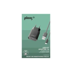 Cellularline Kit caricabatterie rete 1A microusb nero