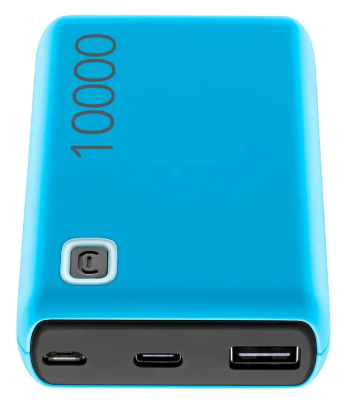 Cellularline Power Bank ESSENCE 10000 Caricabatterie portatile da 10000mAh Blu