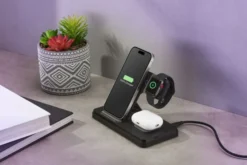 CELLULARLINE Tech Pop Triple Station 3 in 1 Base di ricarica wireless 3in1 da 15W
