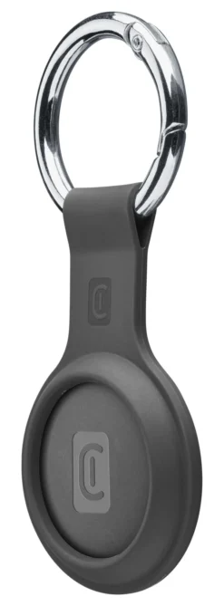 Cellularline TRACY TAG - Trova Oggetti compatibile con Apple iOS Find Me - Compatibile con Accessori Airtag - Batteria sostituibile (durata 1 anno) - Resistente a polvere ed acqua - Nero