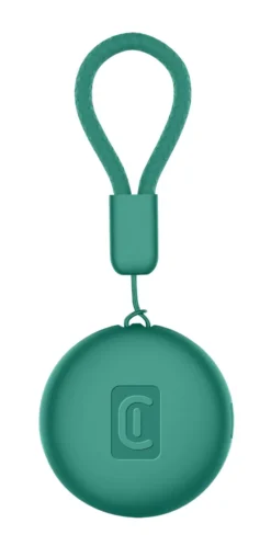 Cellularline TRACY TAG - Trova Oggetti compatibile con Apple iOS Find Me - Compatibile con Accessori Airtag - Batteria sostituibile (durata 1 anno) - Resistente a polvere ed acqua - Verde