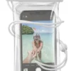 CELLULARLINE - VOYAGER22W Custodia Impermeabile universale per smartphone, protezione da acqua, cloro, sabbia e creme - Trasparente