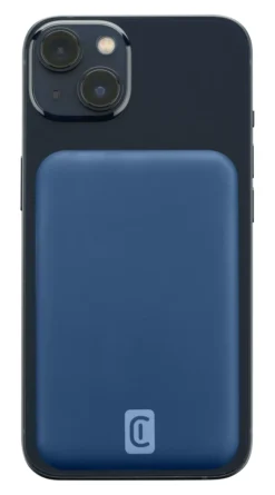 Cellularline Wireless power bank MAG 5000 Caricabatterie portatile compatibile con MagSafe Blu