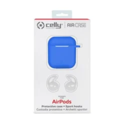 Celly Aircase Custodia per Airpods Blu