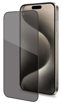 Celly PRIVACYF1081BK protezione per lo schermo e il retro dei telefoni, privacy screen per Apple iPhone 16 Pro Max