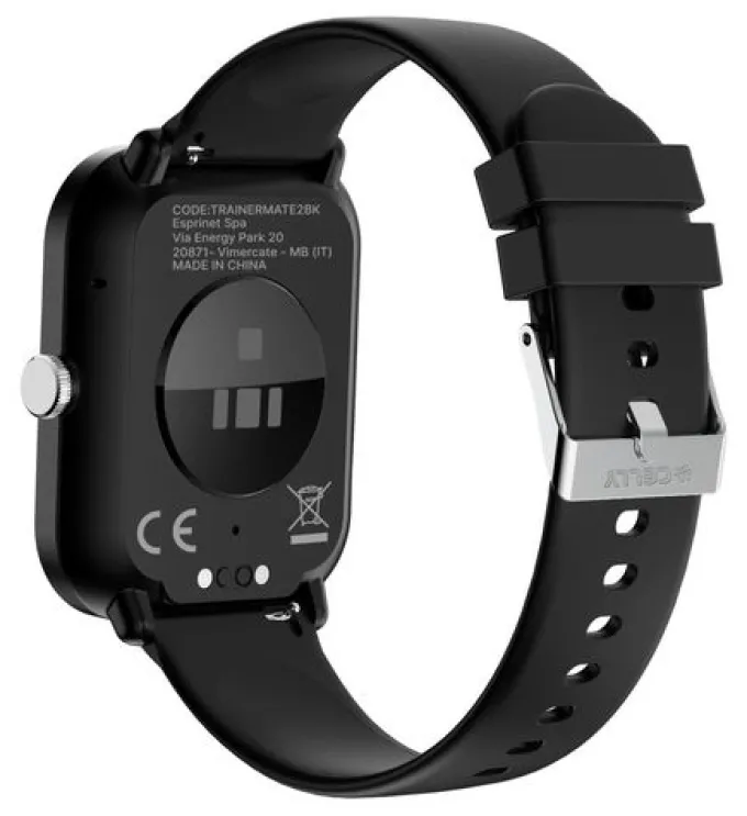 Celly Smartwatch Uomo Donna con Contapassi, Monitoraggio Salute e Allenamento